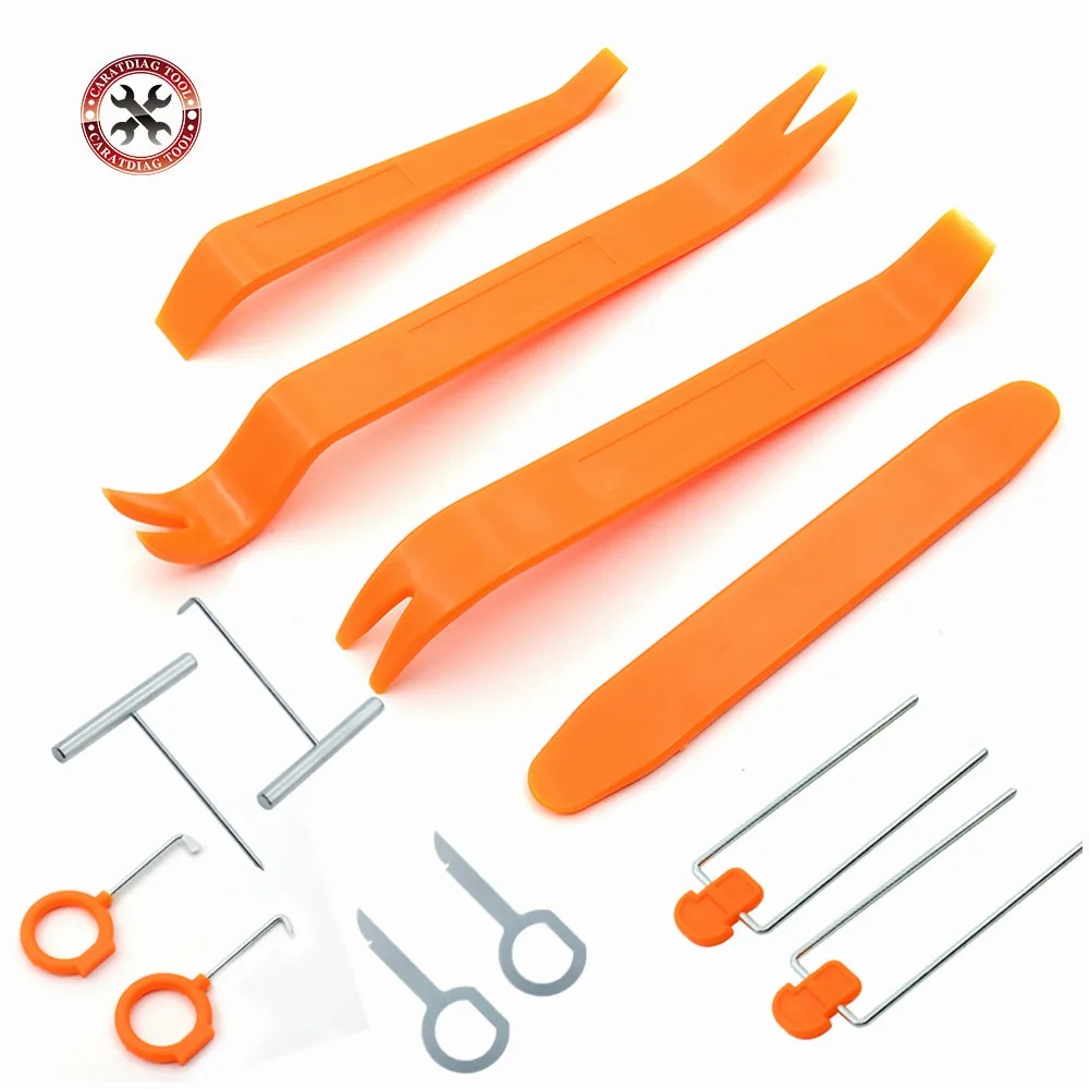 Plastic Auto Dismantle Tools Kit Car Radio Door Clip Panel Trim Dash Audio Removal Installer Pry Kit Refit Set 1