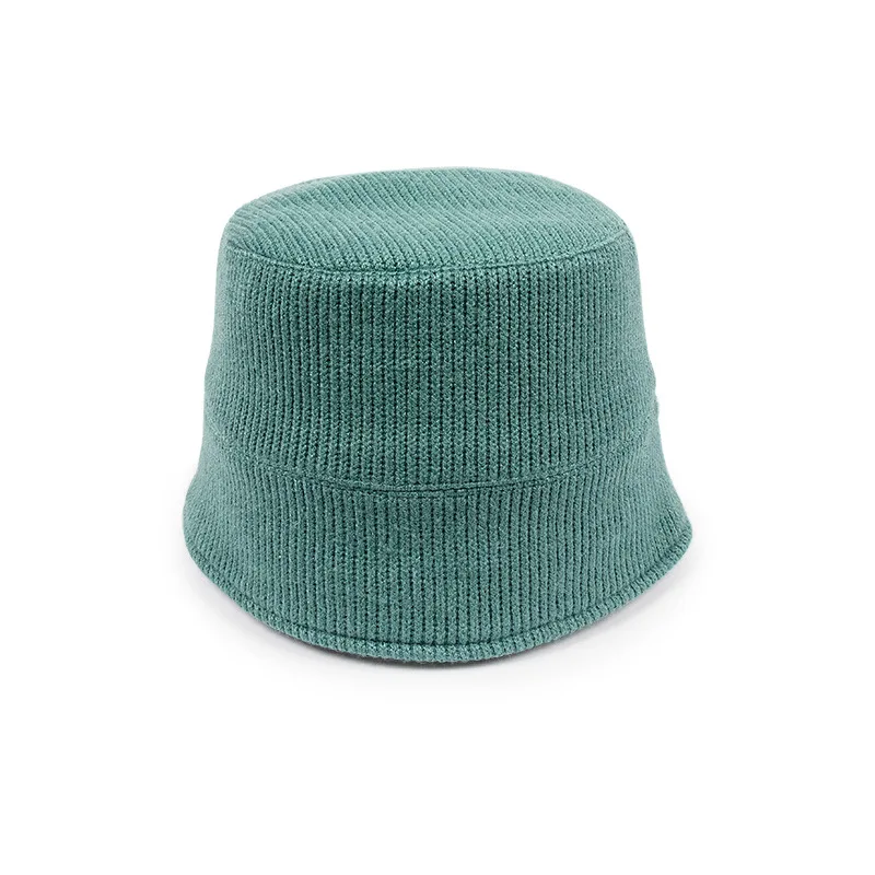 

New Solid Color Simple Korean Children's Bucket Pullover Hat Warm Baby Sweater Hat Winter Warm Cottn Baby Girl Boy knitted Hat