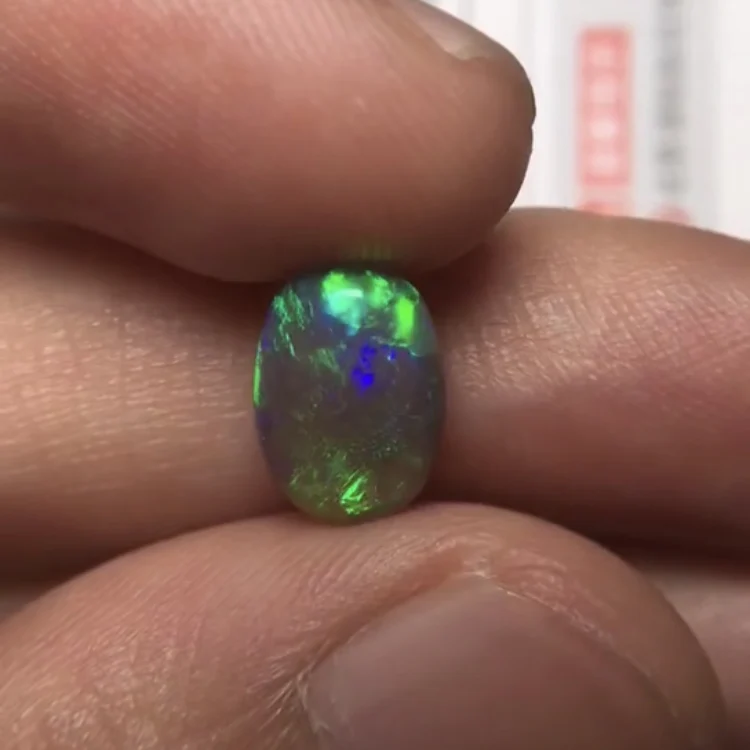 1108 натуральный опал 2.765ct австралийские молнии происхождения Черные опаловые