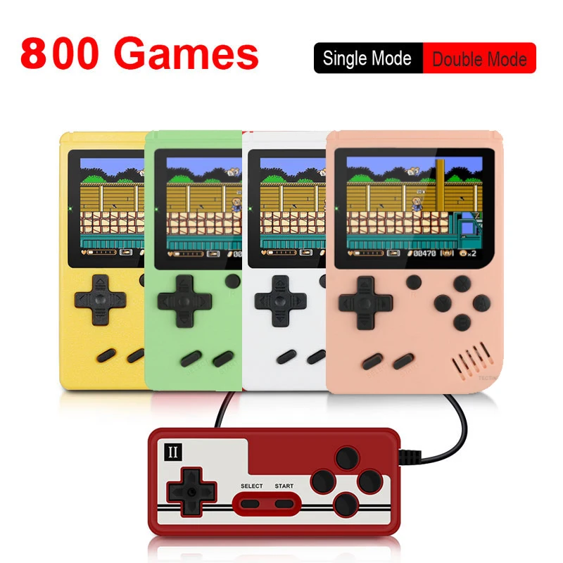 

800 IN 1 Retro Video Game Console Handheld Game Portable Pocket Game Console Mini Handheld Player for Kids Gift