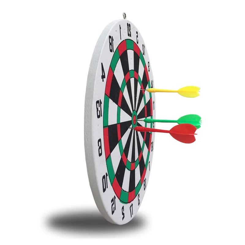 

Diameter 29.5 Cm Darts Target With 3 Darts Wall Mounted Two Sides Double-Use Thick Foam Toy Dart Board Game