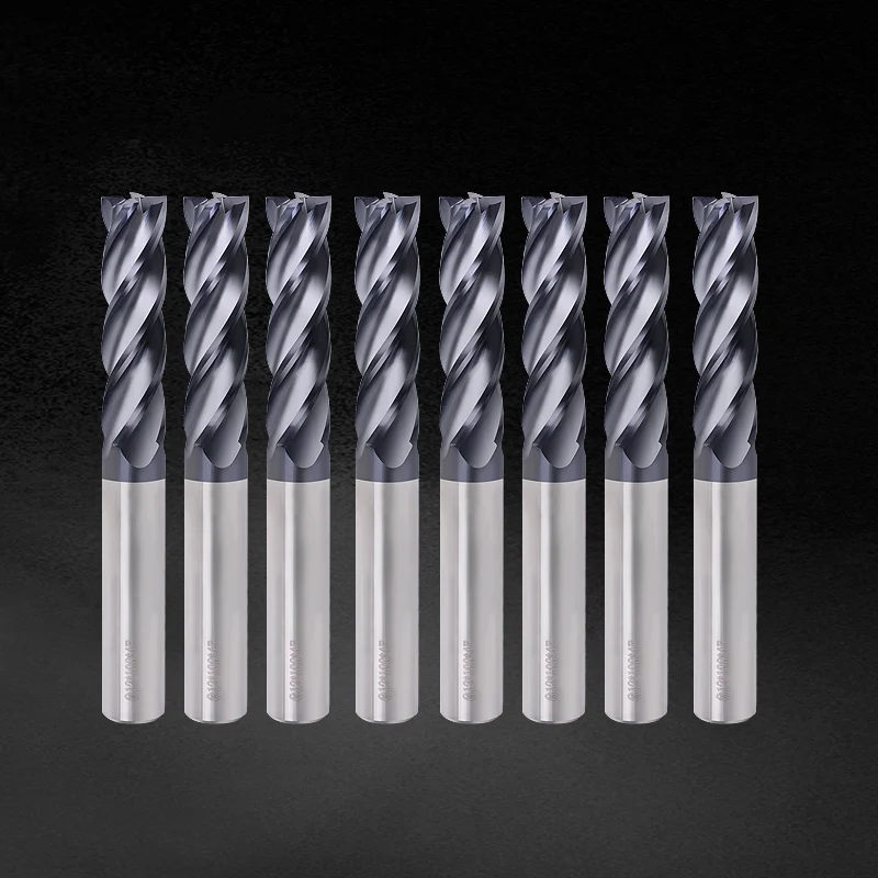 Augusttools Endmill HRC50 4 Флейта металлический сплав карбидная Вольфрамовая сталь фреза