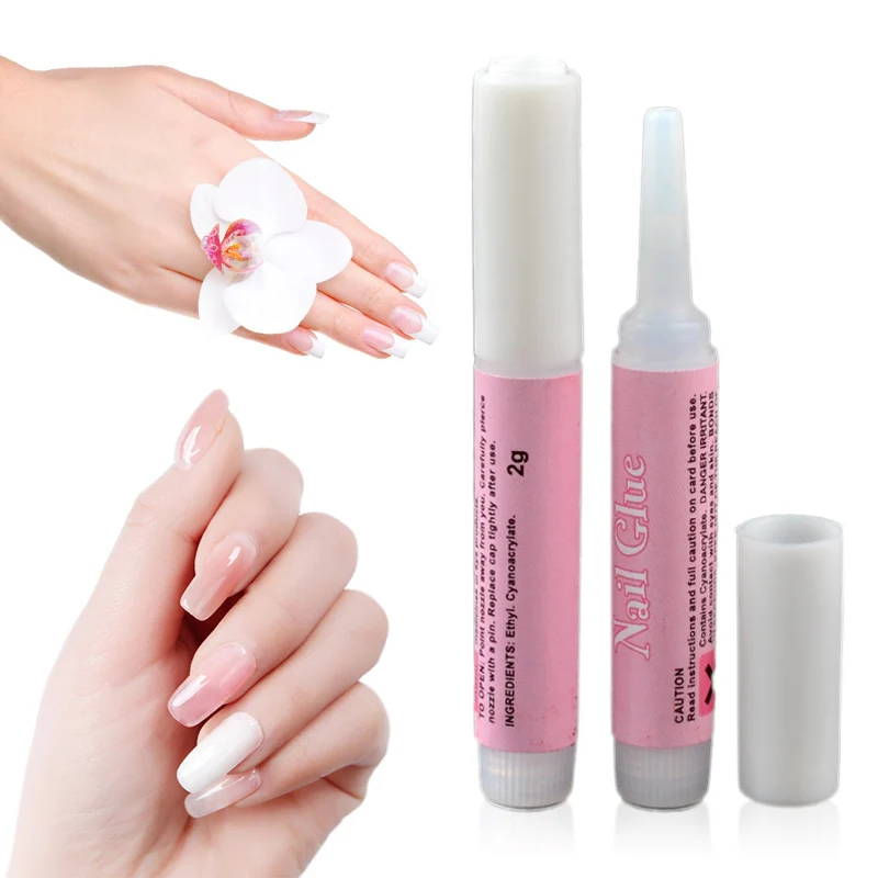 

1Pcs Mini Beauty Nail Glue False Art Decorate Tips Acrylic Glue Nail Accessories False Nail Extension Glue Colle Faux Ongle