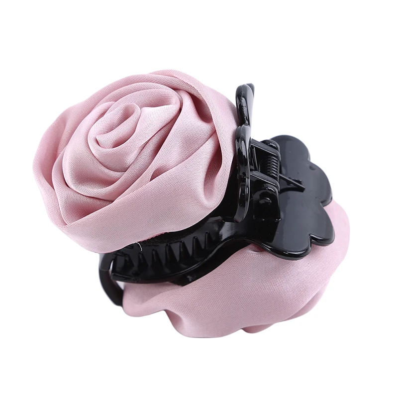 1 шт. разноцветная розовая заколка для волос цветок ткань модные аксессуары