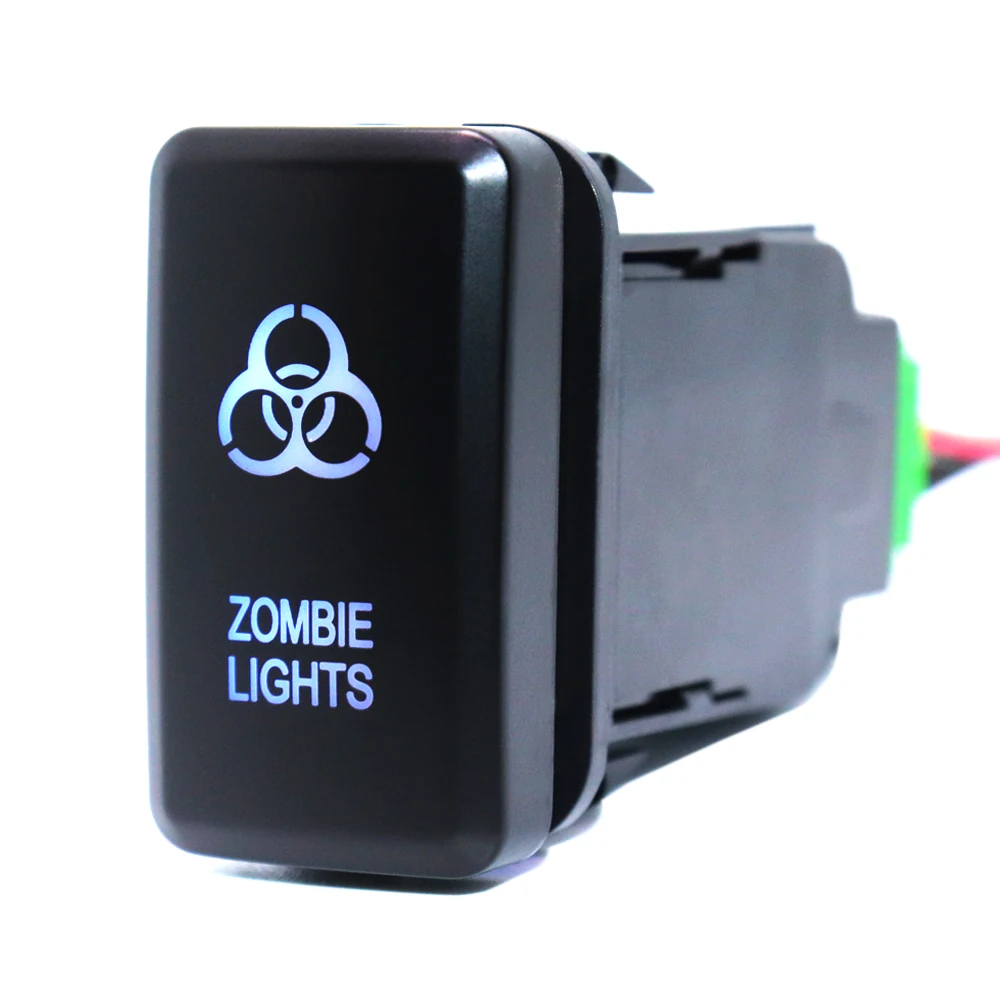 

12 В кнопка включения и выключения зомби-лампы переключатель включения и выключения с соединительным проводом для Toyota Prado Landcruiser Hilux FJ Cruiser