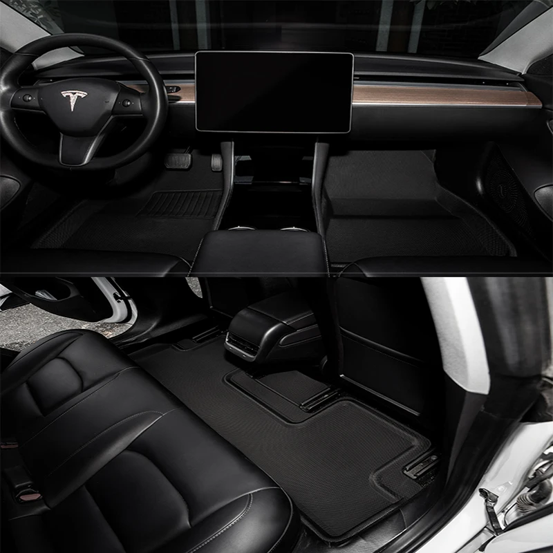 

Car Anti-Dirty Carpet Mat For Tesla Model 3 2017-2020 Waterproof Non-Slip Floor Mat TPE XPE Accessories Model 3