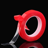 1pcs strong transparent double sided tape waterproof self adhesive acrylic tape poster hook fixed width 5 50mm