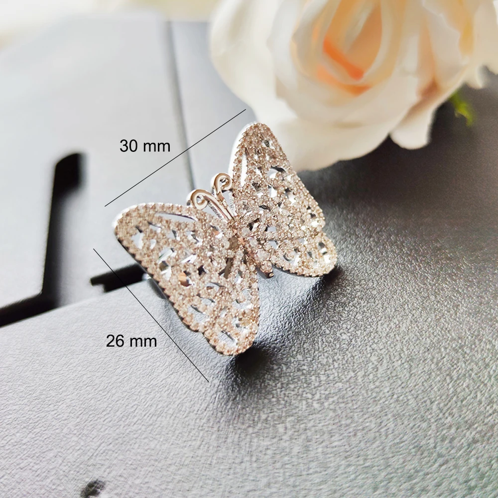 В виде симпатичных животных Бабочка кольцо мода ювелирные изделия аксессуары