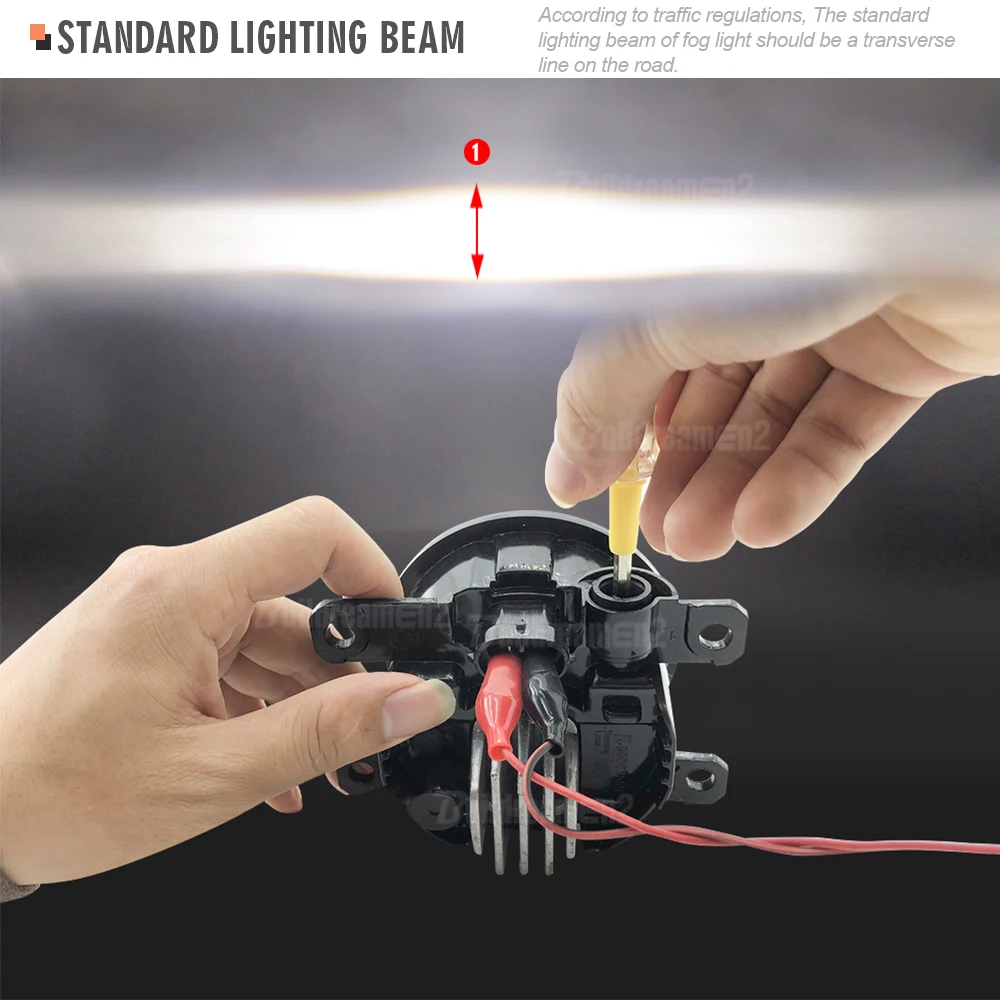 Светодиодный фонарь светильник сборка 30 Вт 8000LM передний бампер автомобиля