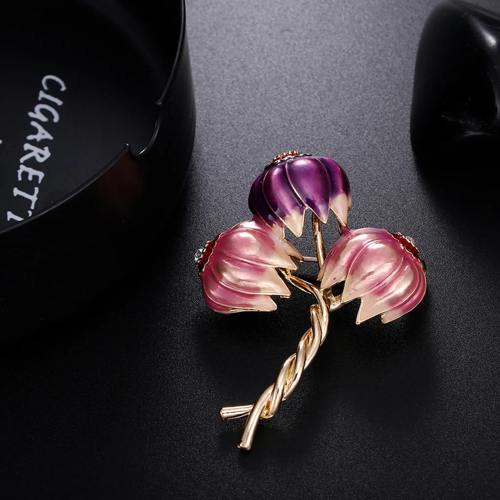 Броши разных форм цветок эмалевый металлический значок воротник Свадебная