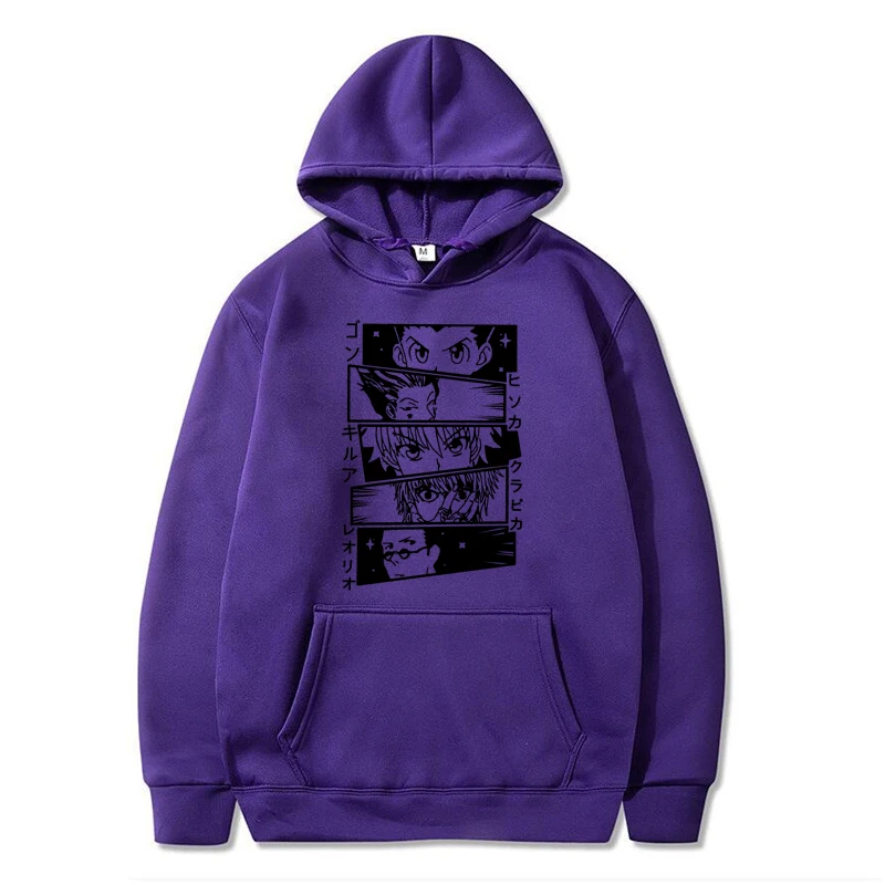 

Hunter X Hunter Women Pullovers Hoodies Sweatshirts Killua Zoldyck Hisoka Anime Hoody Akatsuki Clothes Streetwear Pullover Tops