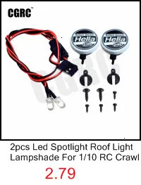 Светодиодный прожектор Rooflight 125 мм для 1/10 RC автомобиль гусеничные TRX4 D90 D110 осевой scx10 90046 RC4WD CC01 мустанга