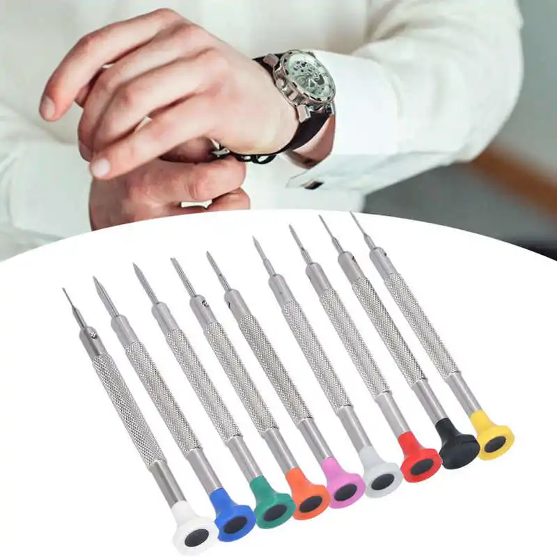 Профессиональный Слот отвертка точные портативные часы Ремонт Отвертка ручка