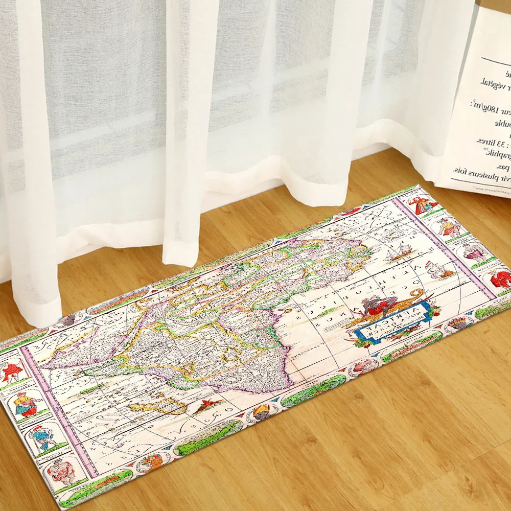 Кухонный напольный коврик дверной для спальни эркеров коридоров декор ковер