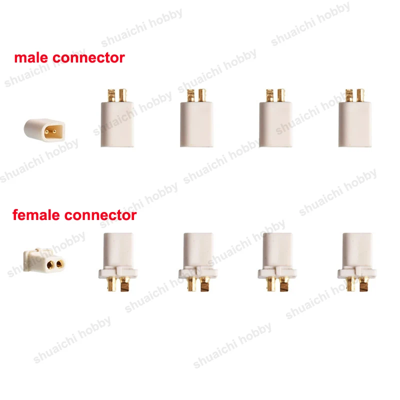 BETAFPV-conector macho hembra BT2.0 9A, enchufe de bater&iacute;a de alta corriente para Motor de cepillo interior 1S, peque&ntilde;o Dron Whoop, 10 Uds.-1