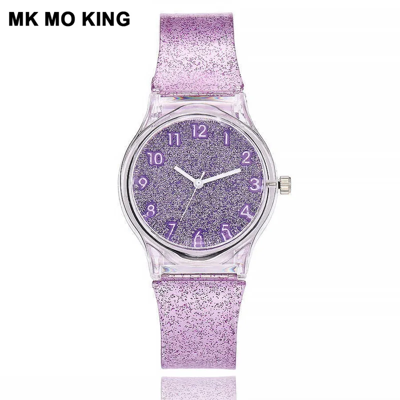 Silicone Transparent Plastic 2019 Women Watches Lovely Unique Ladies Girls Dress Quartz Wrist Watch Relogio Feminino Regarder | Наручные