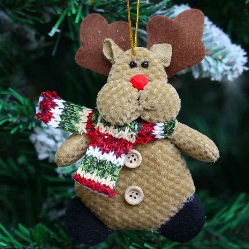 Искусственные подвески Рождественская елка подарок с Санта Клаусом украшения