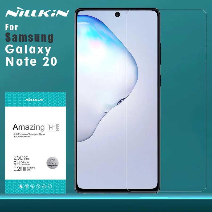 

Nillkin для Samsung Galaxy Note 20 закаленное стекло 9H + Pro противовзрывная Защитная пленка защита экрана