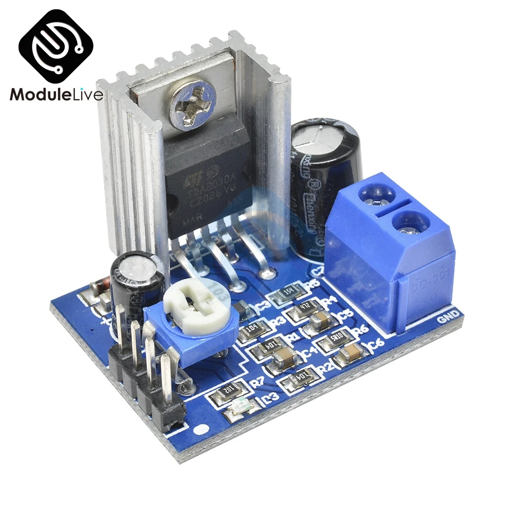 Источник питания аудио усилитель плата модуль TDA2030 TDA2030A 6-12 в 18 Вт Одиночный |