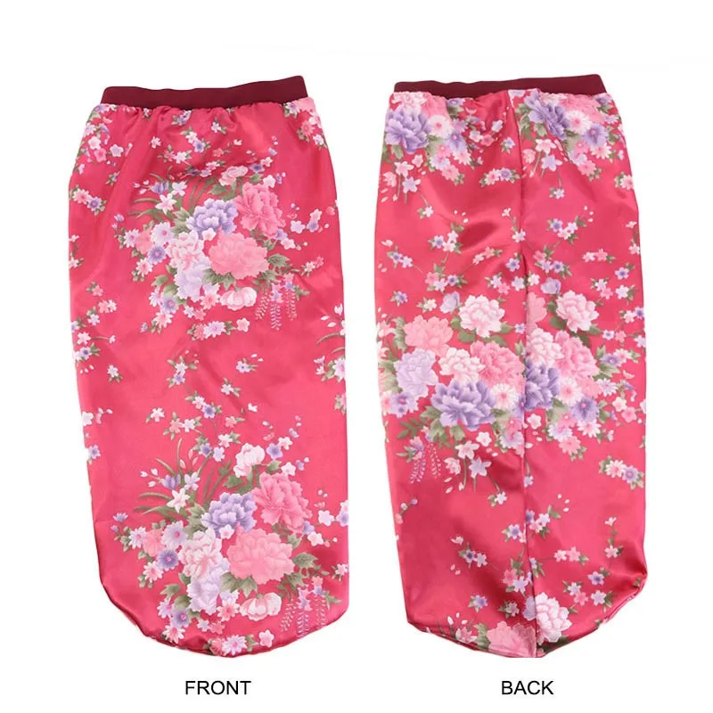 Модная шапка для женщин цветочный принт эластичная тюрбан сна длинная