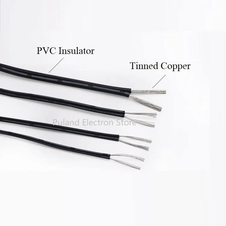 UL2468 2 контакта ПВХ провод 20AWG 18AWG 16AWG изолированный двухъядерный светодиодный