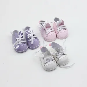 Мини-обувь для игрушек, подходит для 18-дюймовых американских кукол, одна пара, 7 см, высококачественные куклы-снежки для новорожденных 43 см, кукла-младенец