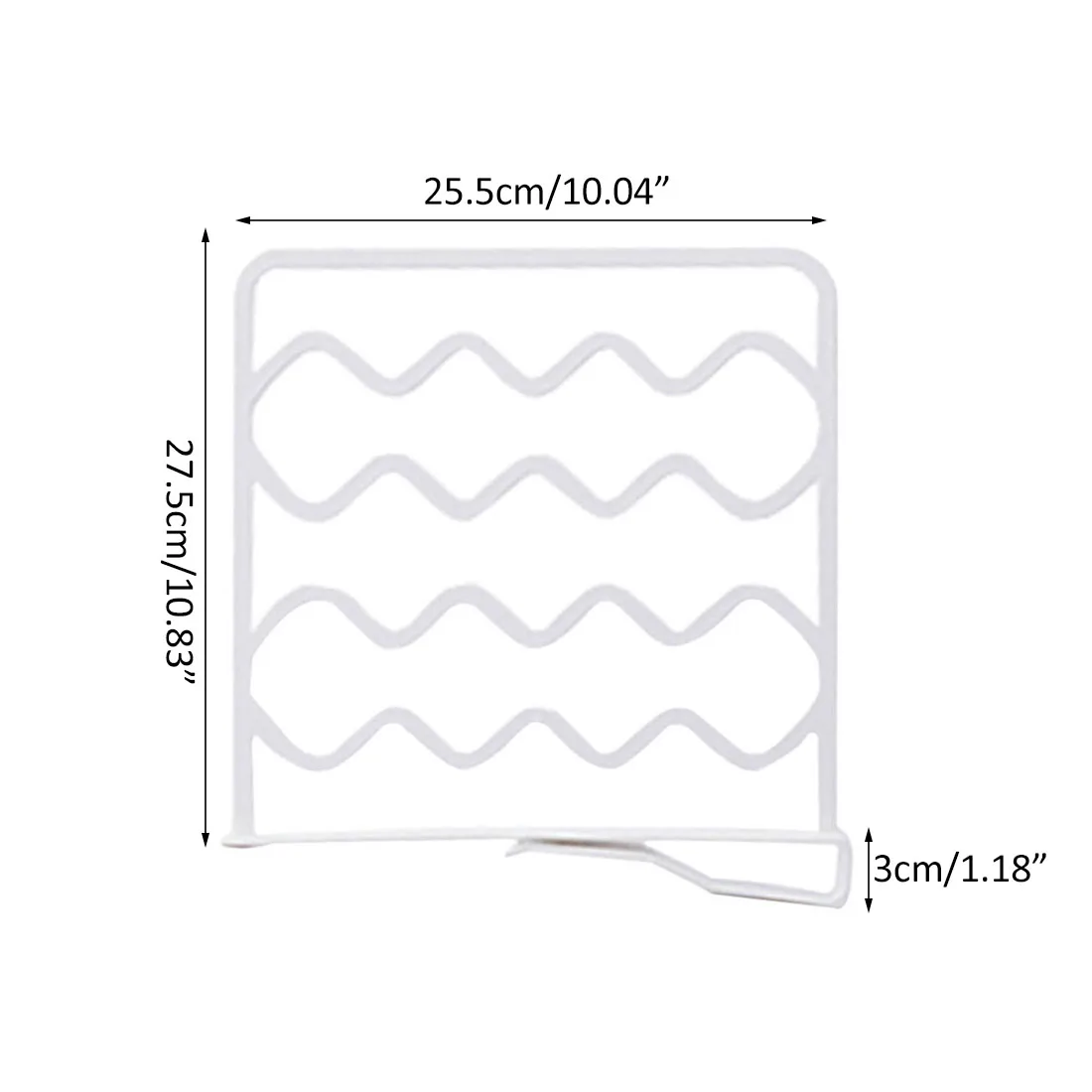 Шкаф с полками металлическая полка делитель Экономия пространства Организатор