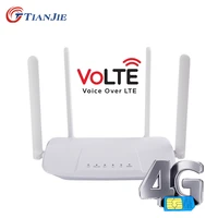 tianjie 4g wifi router modem hotspot 300mbps rj45 rj11 ddns volte wan lan imei modify broadband lte vpn nat sim card wireless