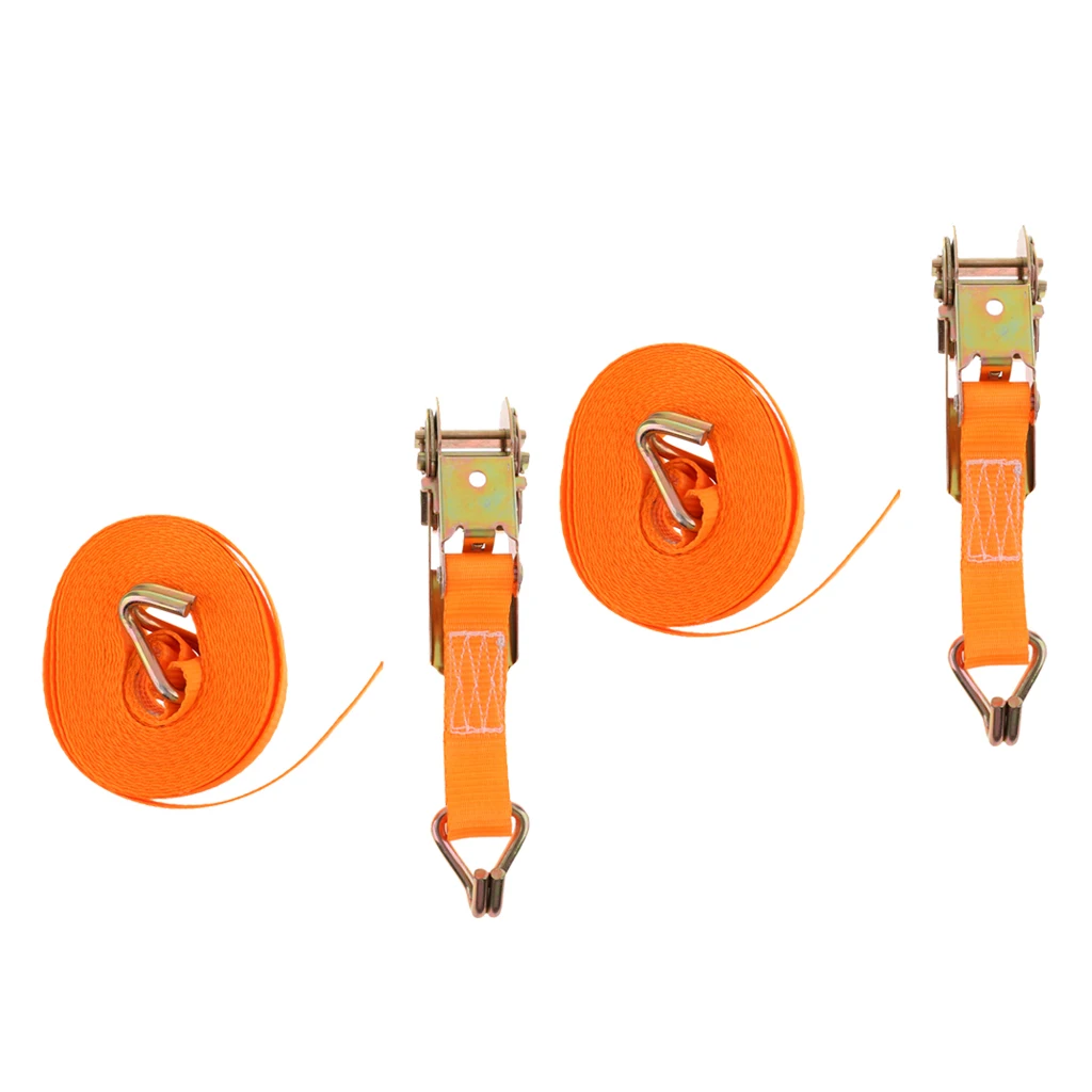 2 шт. сверхпрочный ремешок с храповым механизмом 6 м 25 мм|Буксировочные тросы| |