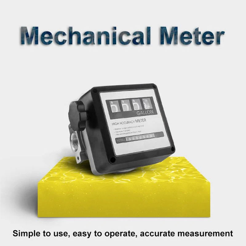 flow meter adjusting mechanical flowmeter 1 inch inner wire digital fuel gauge Fuel kerosene dispenser accessories black | Инструменты