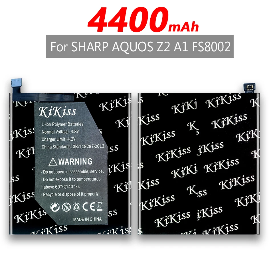 4400mAh KiKiss Replacement Battery HE314 for SHARP AQUOS Z2 A1 FS8002 Mobile Phpne Batteries + Tracl Code | Мобильные телефоны и