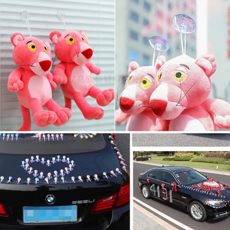 

3CM3.5CM4CM 10PCS Perforated horizontal hole glass wedding car wedding car with hole suction cup thickened strong suction