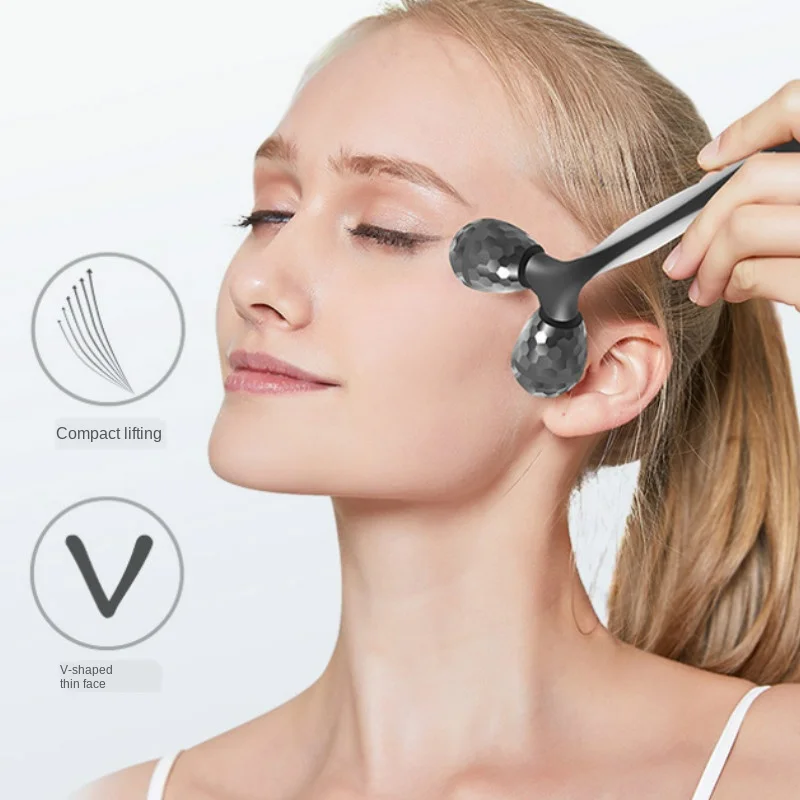 Массажный ролик для лица V полезный продукт 3D глаз шеи лифтинг устройство