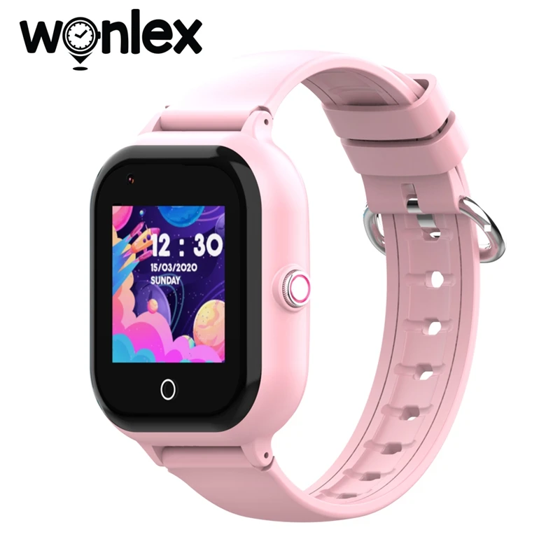 

Смарт-часы Wonlex для детей, функция SOS, функция Anti-Lost Tracker, детские мини-часы с функцией видеозвонка 4G KT24, наручные часы с функцией Wifi