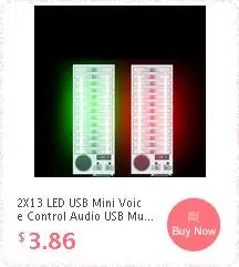 " дюймовый OLED музыкальный анализатор спектра MP3 автомобильный ПК усилитель аудио индикатор уровня музыкальный ритм анализатор VU метр