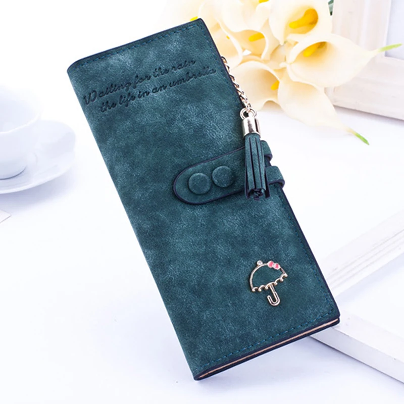 

Fashion Women's Long Design PU Leather Wallet Female Long Clutch Lady Wallet Luxury Brand Money Bag Zipper Hasp Coin Purse