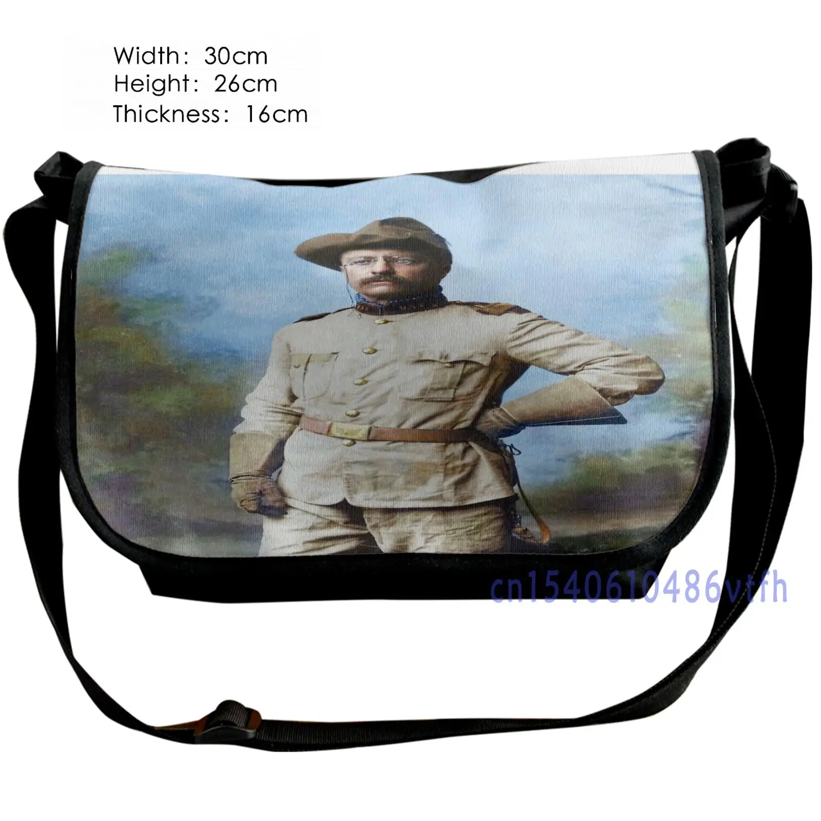 Женская нагрудная сумка президент Теодор Рузвельт в его грубых мотоциклах