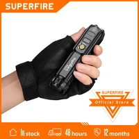 supfire f15 t powerful cree led flashlight 26650 torch super bright with display zoomable lantern outdoor flash light