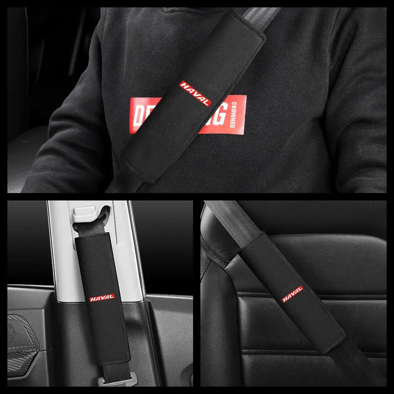 

2Pcs Suede Car Belts Strap Shoulder Cover Seat Belt Padding For Haval F7 H6 F7X 9 M4 C30 C50 C20r H2 H3 H5 H6 H8 Car Accessories