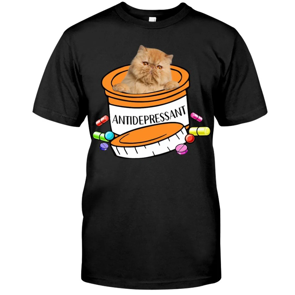 

CLOOCL Cute Animals Persian Cat Cotton T-Shirt Men Women Casual Harajuku Tee Shirt Fashion Brand Summer Hip Hop Tops Cotton Tees