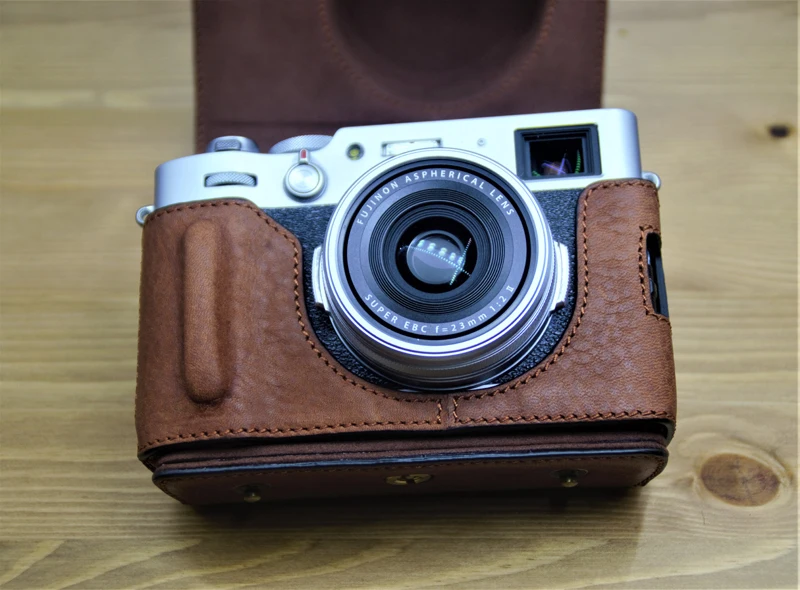 Брендовый чехол для камеры AYdgcam ручной работы из натуральной кожи Fujifilm X100V X100F