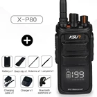 Беспроводная рация KSUN P80 с Bluetooth, радиоприемник, станция, профессиональный коммуникатор, удобный Интерком