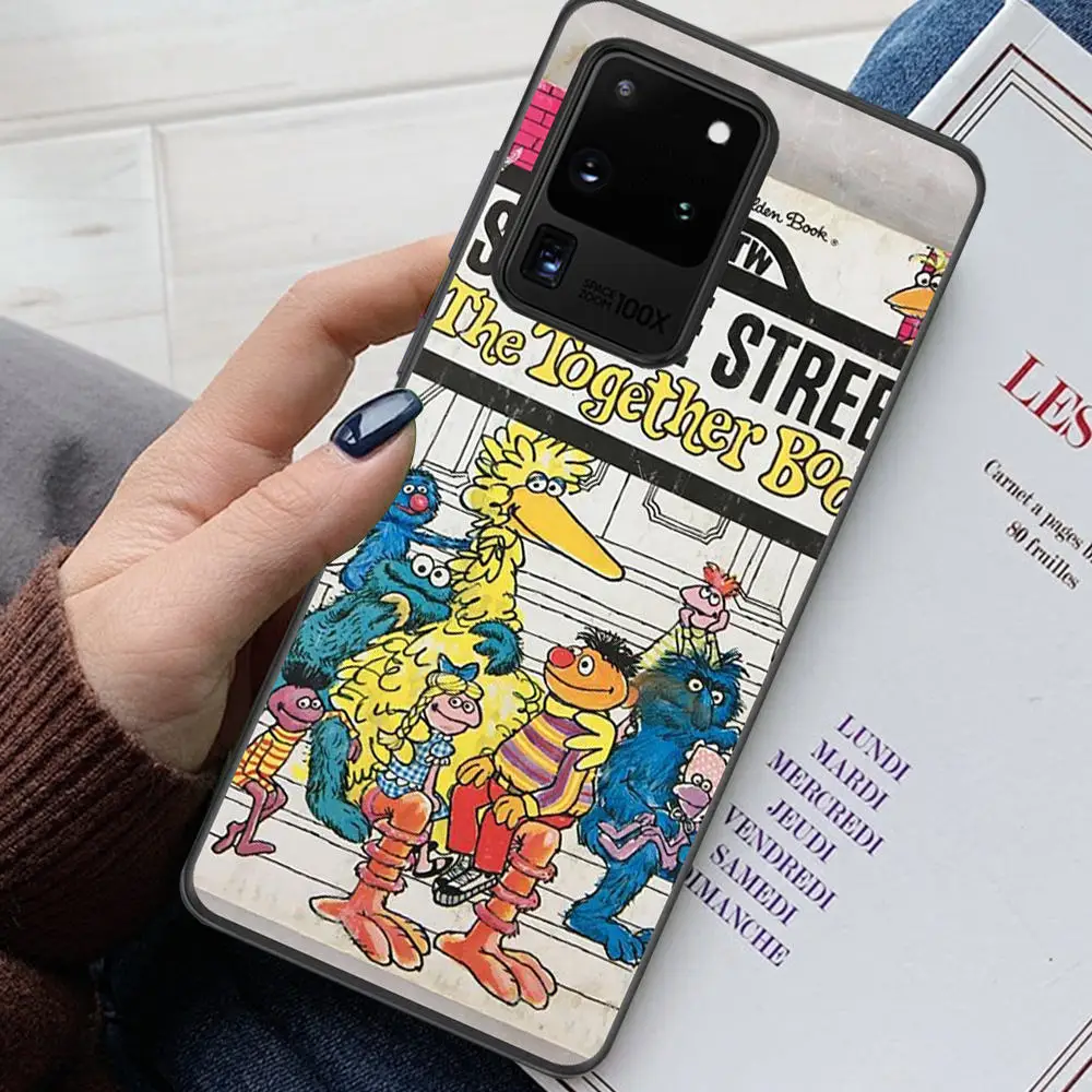 

Cute Sesame Cartoon Street Etui For Samsung Galaxy S20 Ultra Etui S8 S7 S10 J3 J5 J7 J4 J6 J8 Plus For Samsung S9 Case Funda TPU