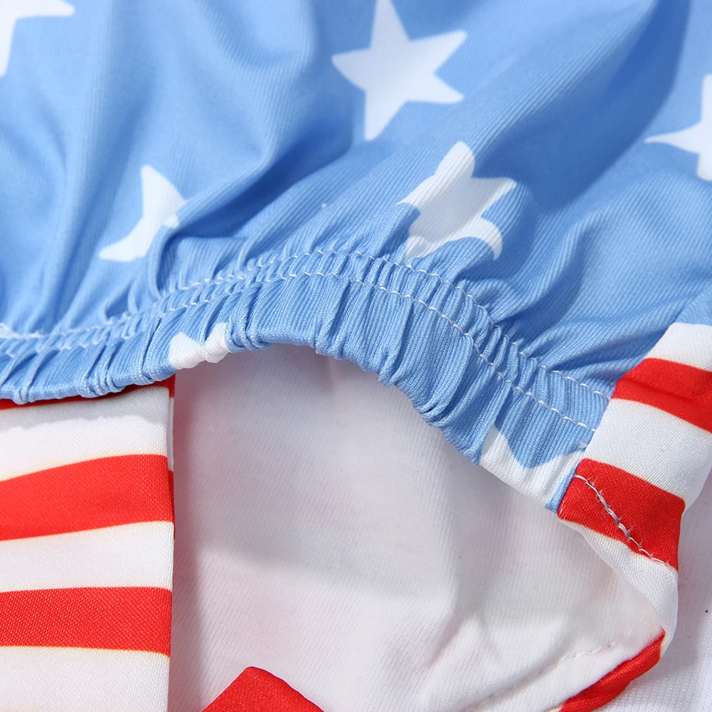 Baju Musim Panas Bayi Anak Bayi Baru Lahir Bodysuit Motif Bintang Bergaris Baju Anak Perempuan Anak Laki-laki Baju Sunsuit