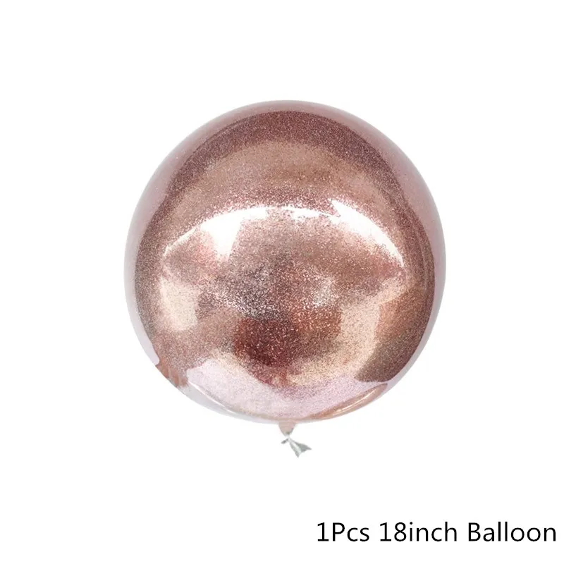 1Pcs Chicinlife, 21 день рождения, Декор, розовое золото, с днем рождения, фольгированный шар, коробка для попкорна, для взрослых 21 лет, товары для дня рождения - Цвет: 1Pcs