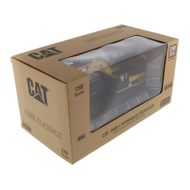 DM 85908 1:50 кошка 340D L Гидравлический Экскаватор игрушка|excavator toy|hydraulic excavatorexcavator cat |
