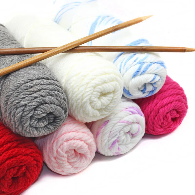 Большой пряжи вязать кроше хлопчатобумажная пряжа стиль 1 шт. = 150g из толстой