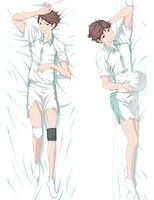 2021 anime haikyuu oikawa tooru tobio kageyama cosplay cool male pillow case dakimakura hugging body decorative pillow cover