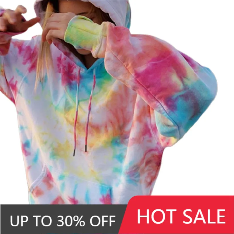 

Новинка; Сезон весна-осень повседневная «вареный», кофты с капюшоном, футболка для женщин свободные с длинным рукавом Пуловеры Топы уличная...