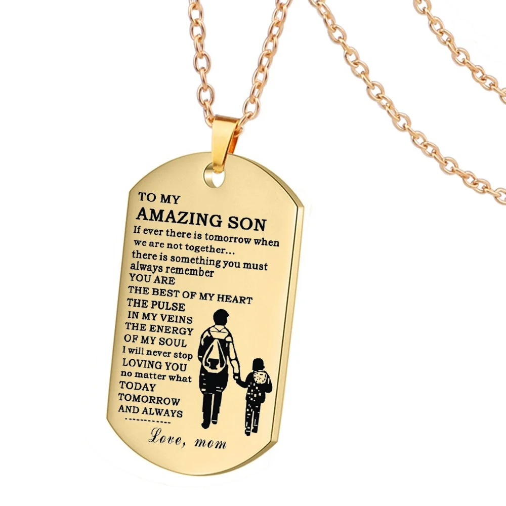 Модный волшебный брелок с изображением сына аксессуары из нержавеющей стали